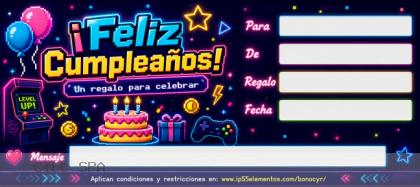 Feliz cumpleaños gamer