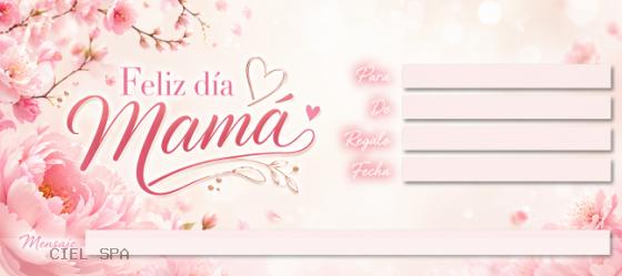Dia de las madres rosa - frente