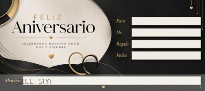 Aniversario elegante